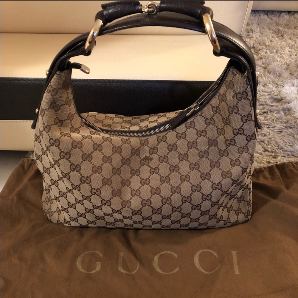 Gucci GG Monogram Canvas Medium Horsebit